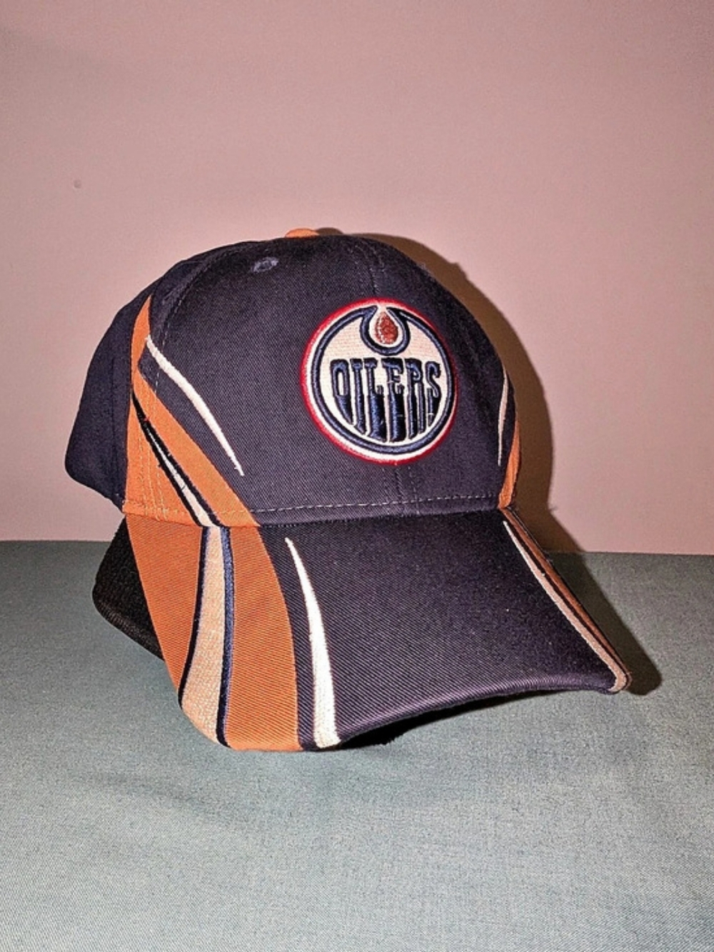 2000's Reebok Edmonton Oilers NHL Face Off Headwear Hat